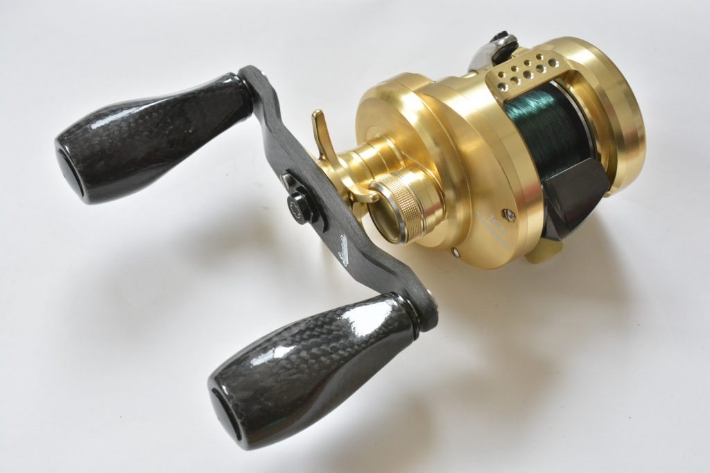 SHIMANO 14カルカッタコンクエスト201HG スタコンハンドル-