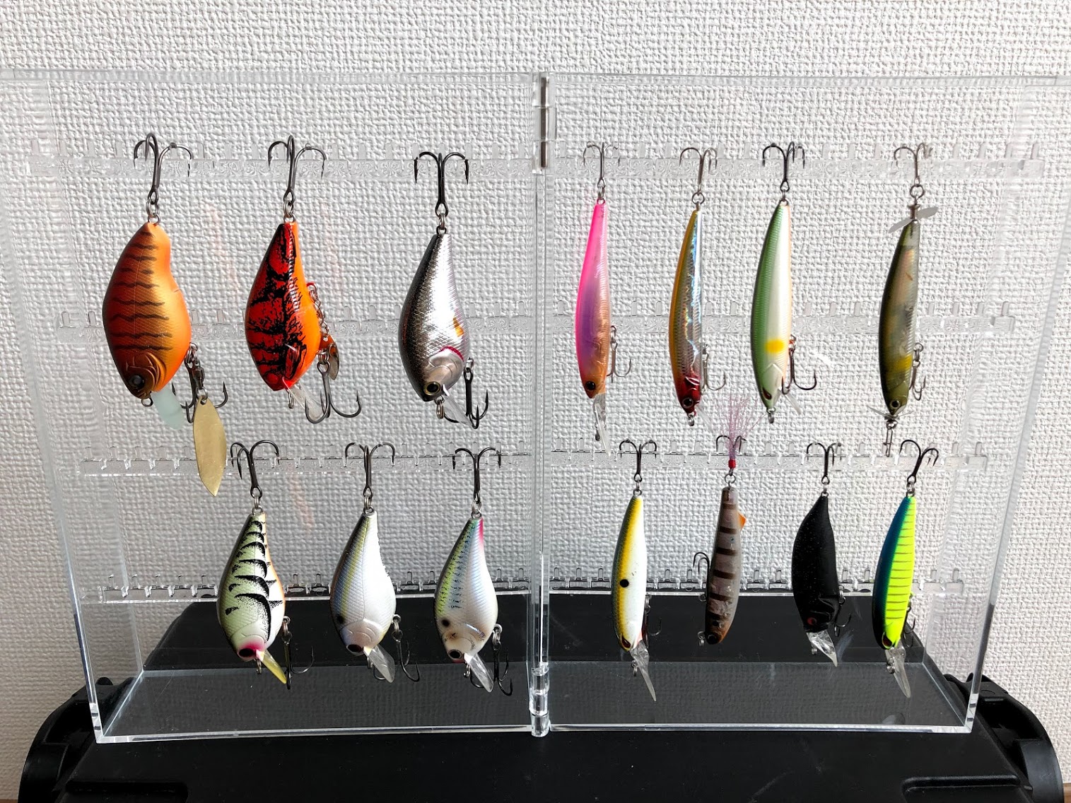 ルアー収納 整理 無印良品のアクリルケースが見せる収納にgood Ikahime